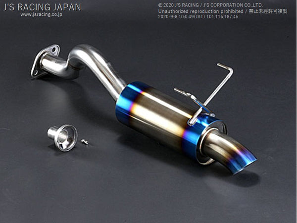 J'S RACING DC2 Type-R R304 SUS Exhaust rear tail 60R - On The Run