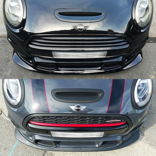 DuelL AG F55-F57 JCW Front Bumper Lip Spoiler - Urethane - On The Run Motorsports