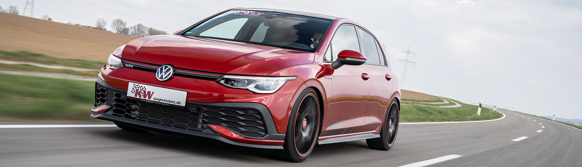 KW & ST suspension kits are now available for the VW Golf Mk8 GTI