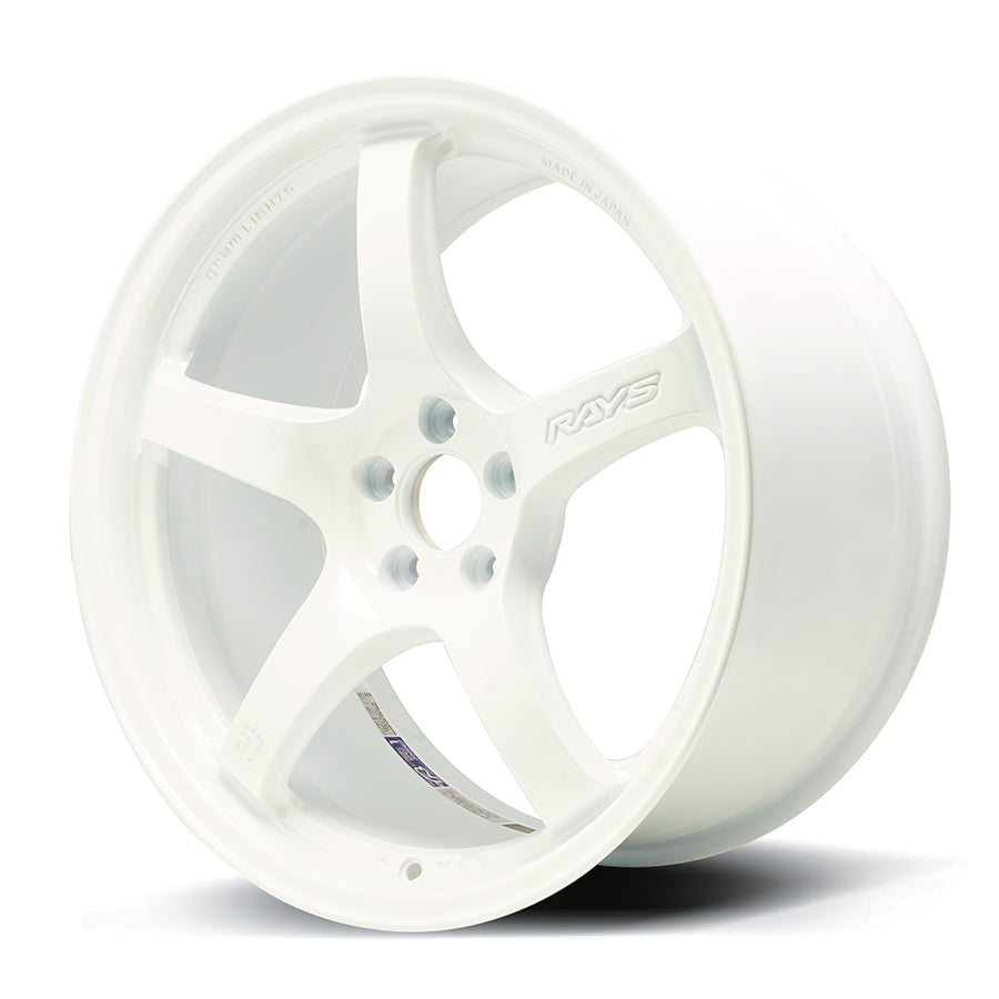 GRAMLIGHTS 57CR - 18X9.5 / +38 / 5X120 - CERAMIC PEARL WHITE (FL5