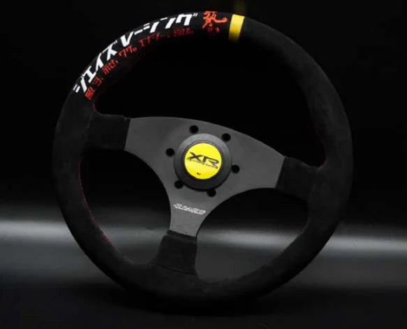 J'S RACING XR STEERING TYPE-F KATAKANA LIMITED SUEDE