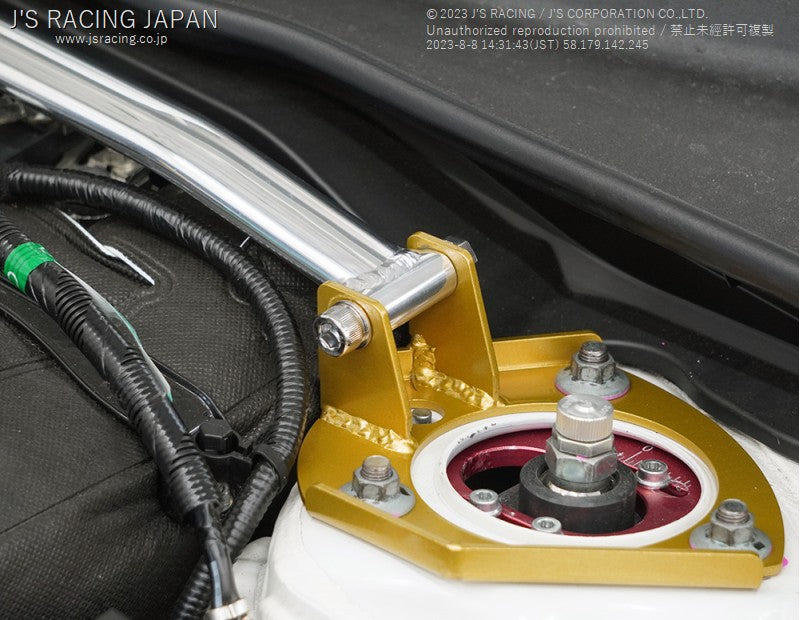 J's Racing FL5 TYPE-R Front Aluminum Strut Tower Bar - On The Run ...