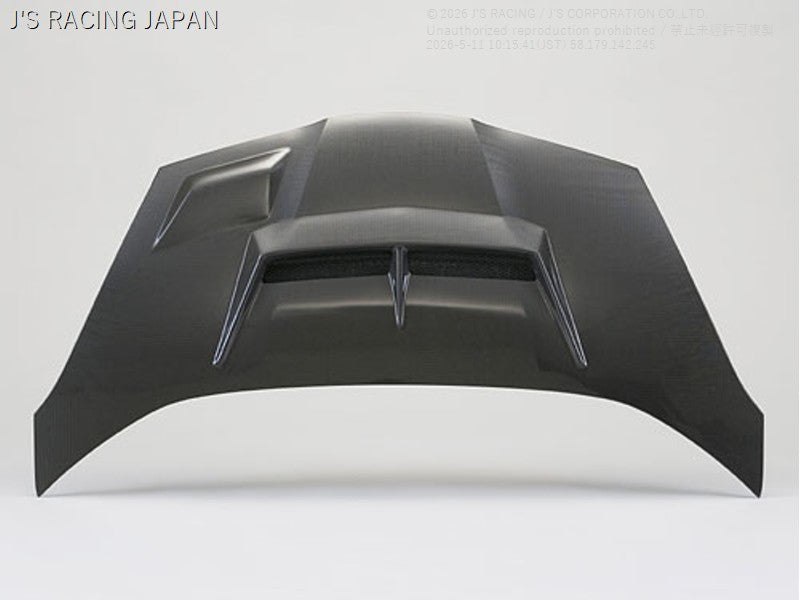 J'S RACING GE6-9 Early / Late Aero Bonnet Type-S Carbon FRP - On The Run Motorsports