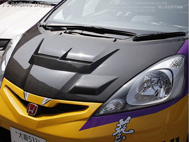 J'S RACING GE6-9 Early / Late Aero Bonnet Type-S Carbon FRP - On The Run Motorsports
