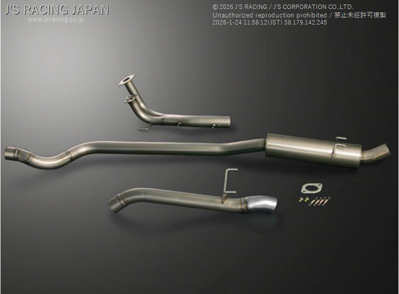 J'S RACING DC5 SUS Exhaust Plus 70RR - On The Run Motorsports