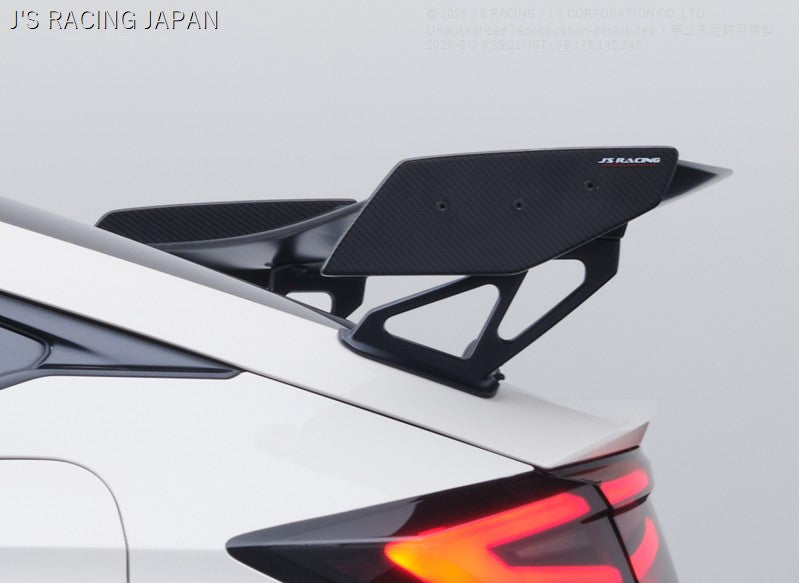 J'S RACING FL5 PHANTOM LS Rear Wing Spoiler Unpainted