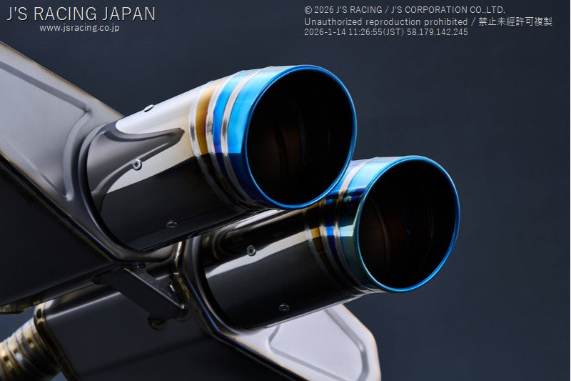 J'S RACING FL5 ZX Full Titanium Muffler 76RS