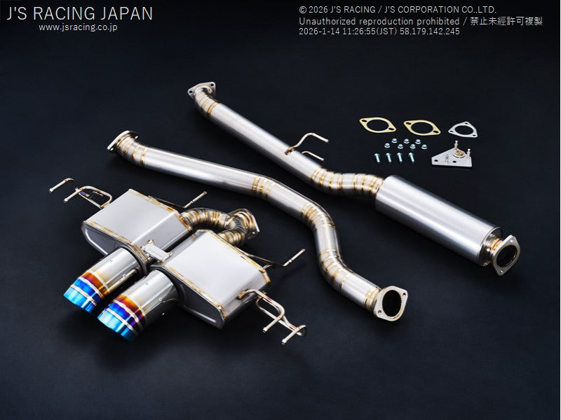 J'S RACING FL5 ZX Full Titanium Muffler 76RS