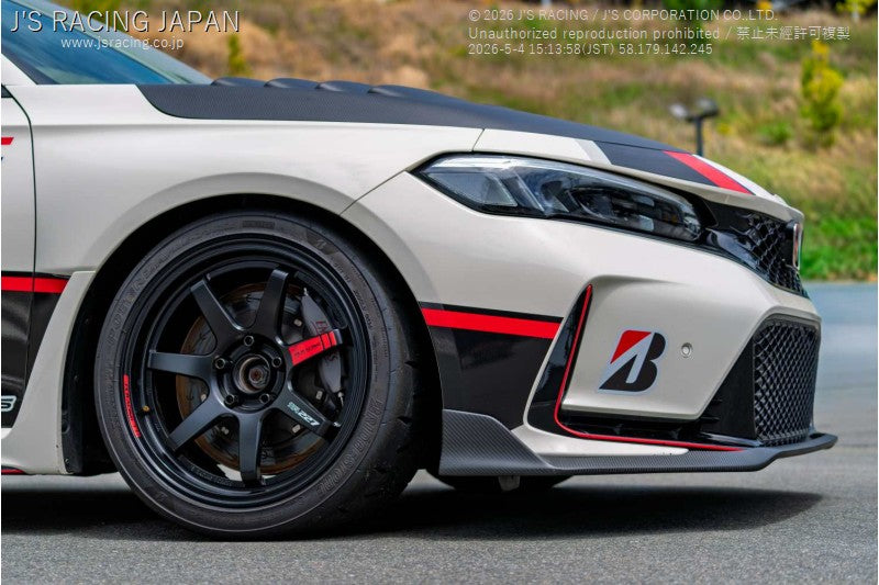 J'S RACING FL5 PHANTOM Dry Carbon Front Wing Spoiler - On The Run Motorsports