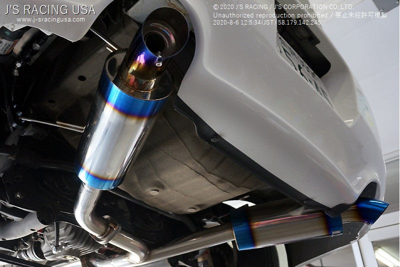J&#39;S RACING S2000 R304 SUS Exhaust 60RS Dual - On The Run Motorsports
