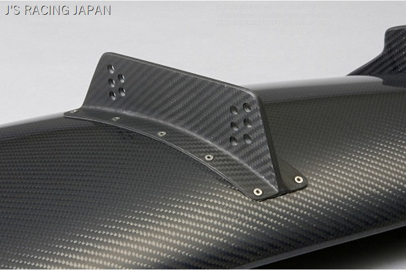 J&#39;S RACING CL7 3D GT wing type 1 wet carbon - On The Run Motorsports