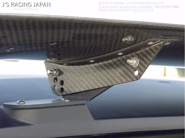 J'S RACING EK 3D GT wing wet carbon - On The Run Motorsports