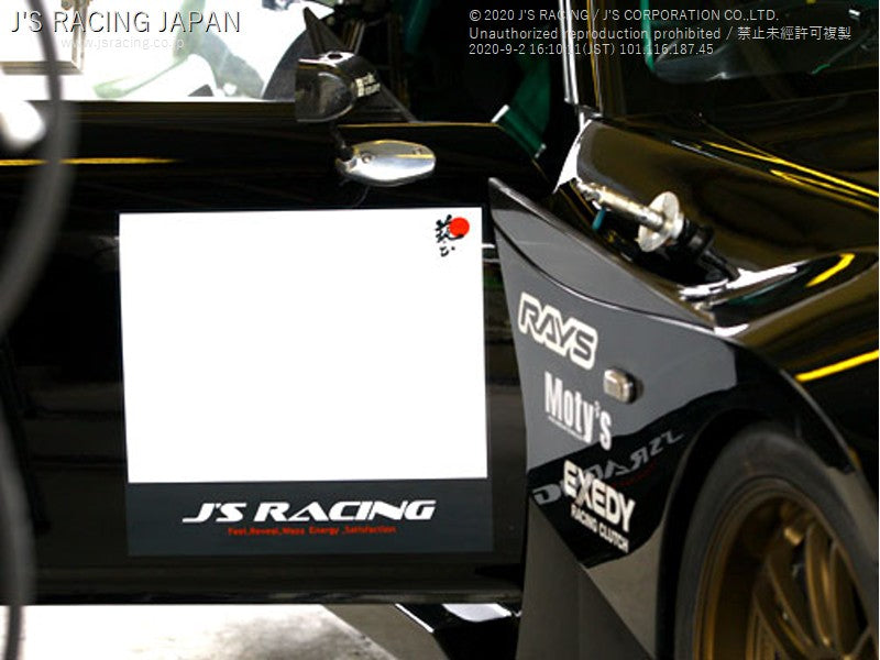 J'S RACING Number Base Sticker - On The Run Motorsports
