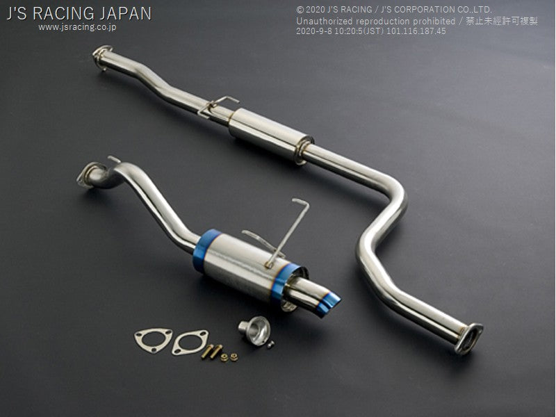 J'S RACING DC2 TYPE-R R304 Exhaust System 60RS - On The Run Motorsports