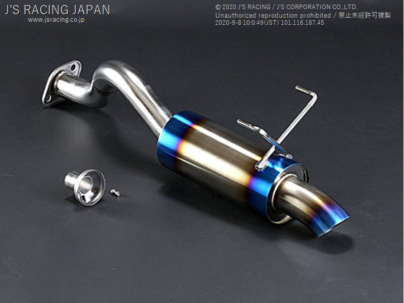 J&#39;S RACING EK9 R304 SUS Exhaust 60R - On The Run Motorsports