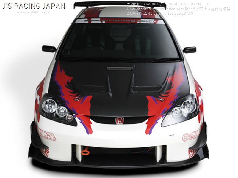 J'S RACING DC5 front bumper w/ FRP under panel (late model)Street