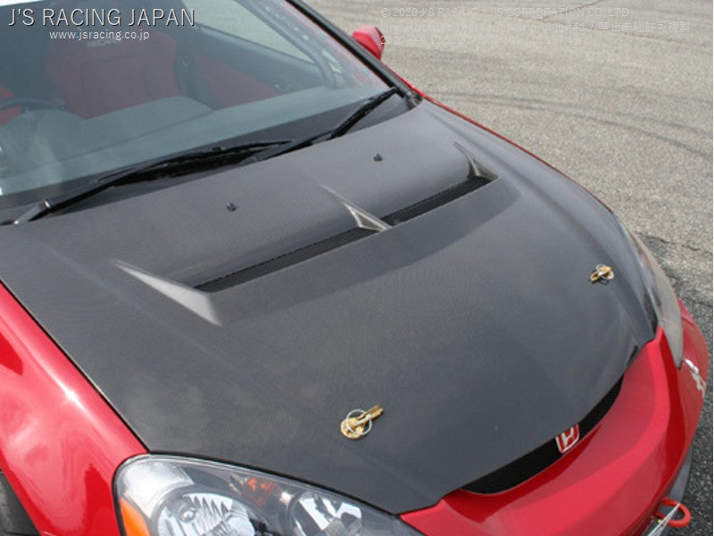 J&#39;S RACING DC5 Street ver. CFRP hood - On The Run Motorsports