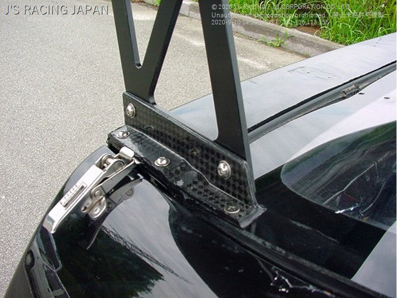 J'S RACING 3D GT wing type 1 wet carbon - On The Run Motorsports