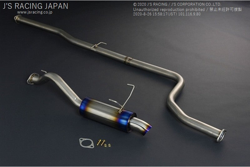 J'S RACING DC2 TYPE-R Exhaust System 60RR R304 - On The Run Motorsports