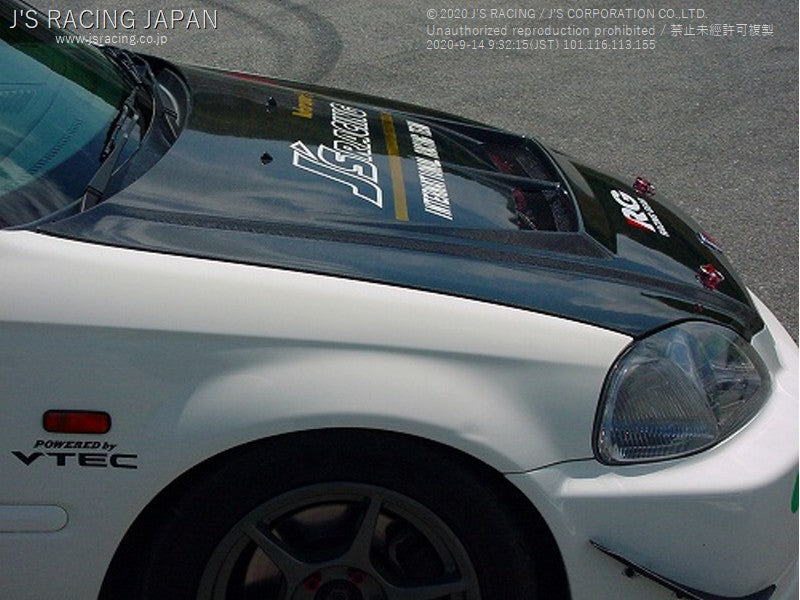 J'S RACING EK9 (early model)Street ver. Aero hood FRP/FRP - On The Run ...