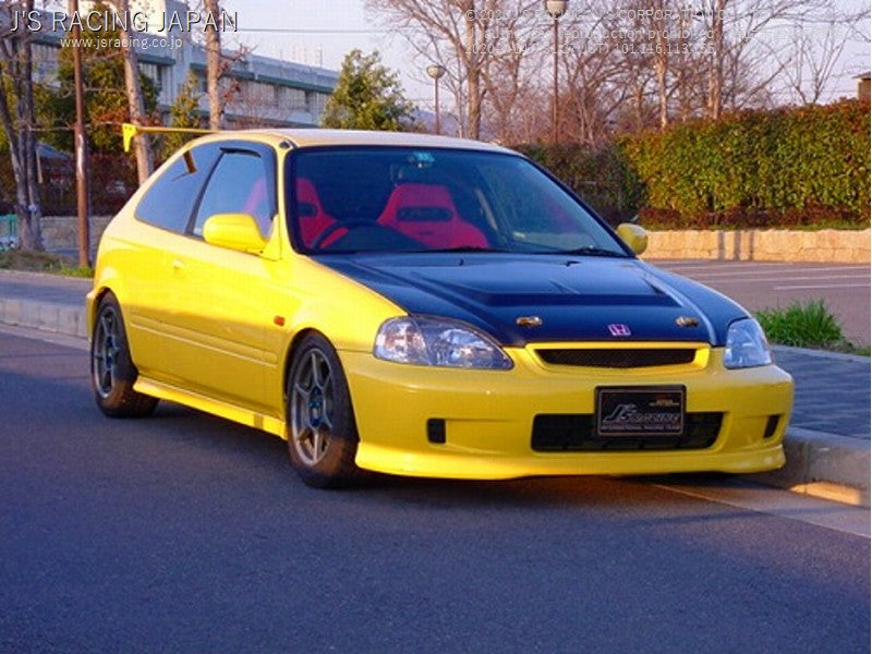 J&#39;S RACING EK9 (early model)Street ver. Aero hood CFRP/FRP - On The Run Motorsports