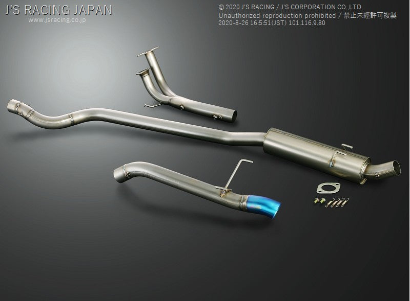 J&#39;S RACING EP3 Titanium Exhaust FX-PRO 70RR - On The Run Motorsports