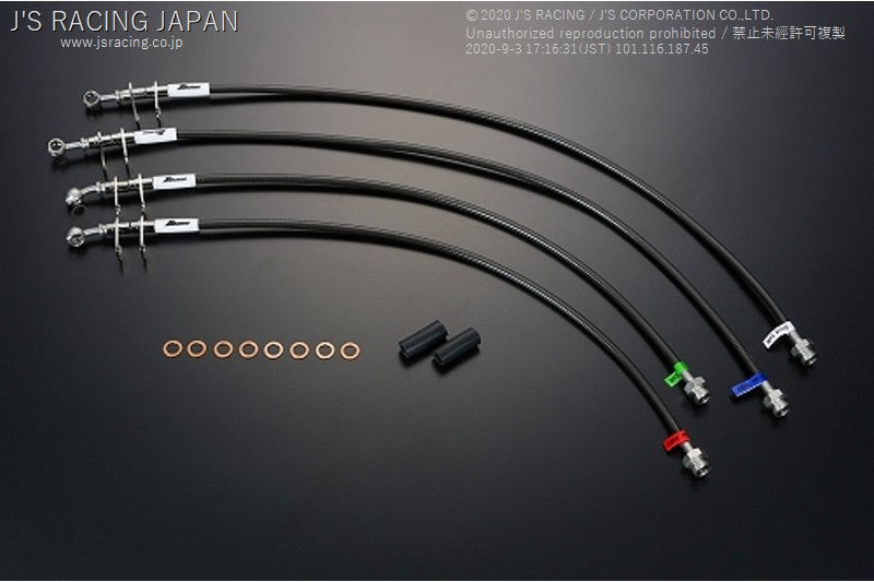 J&#39;S RACING CL7 TSX Brake Line System (Stainless fitting) - On The Run Motorsports