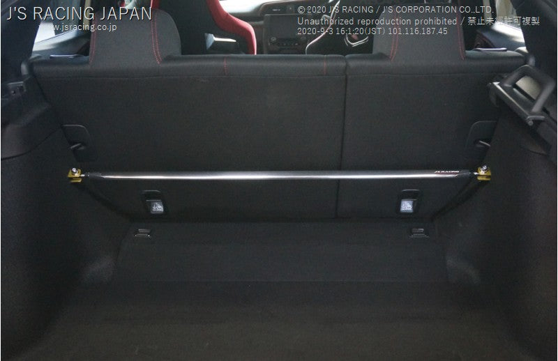 J'S RACING FK8 TYPER Rear Strut Bars On The Run Motorsports