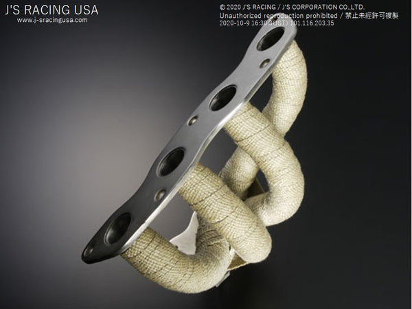 J'S RACING Stainless hearder 4-1 with thermal wrap (GD1) - On The Run ...