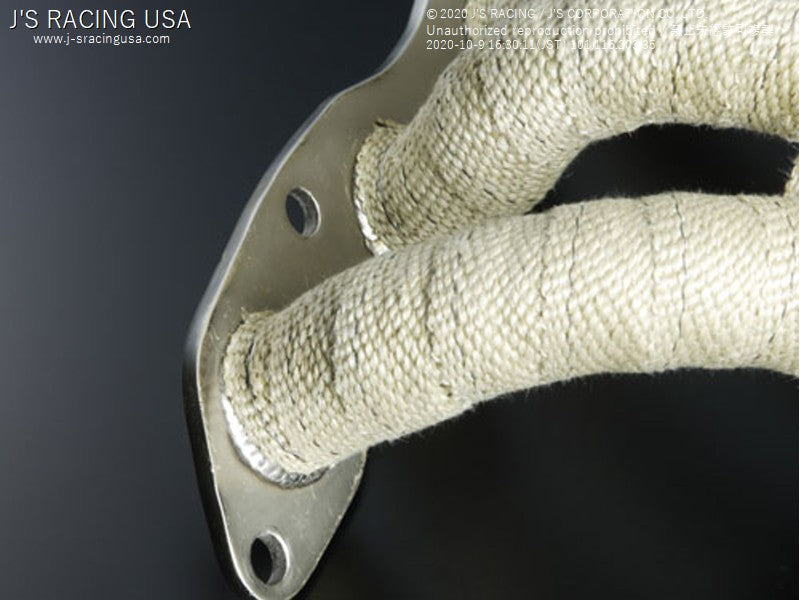 J'S RACING Stainless hearder 4-1 with thermal wrap (GD1) - On The Run ...