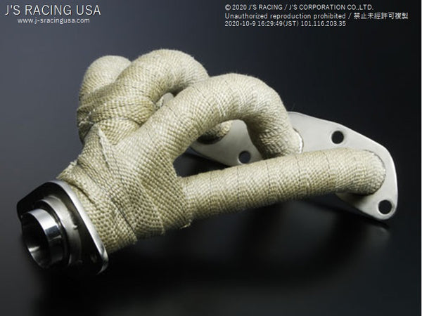 J'S RACING Stainless hearder 4-1 with thermal wrap (GD1) - On The Run ...