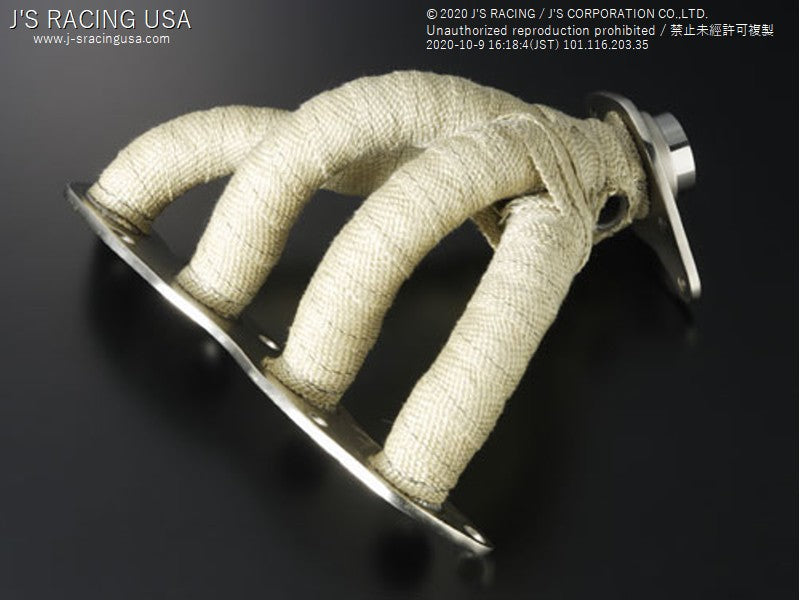 J'S RACING Stainless hearder 4-1 with thermal wrap (GD3) - On The Run ...