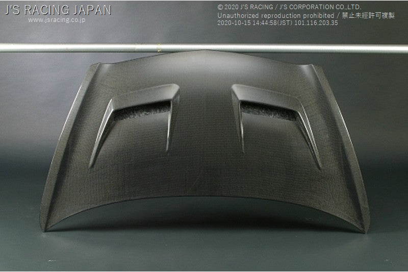 J'S RACING FIT Type V FRP hood - On The Run Motorsports