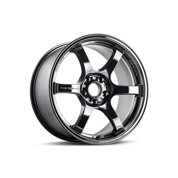 Gram Lights 57DR 18x9.5 +38 5x114.3 Glossy Black Wheel main image 1