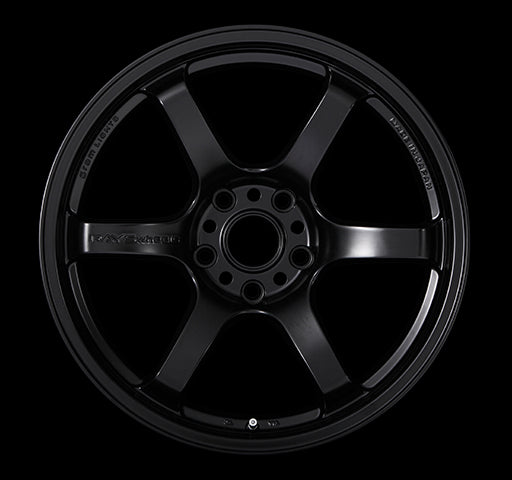 RAYS 57DR 18X9.5 +22 5/114.3 SEMIGLOSS BLACK - On The Run Motorsports