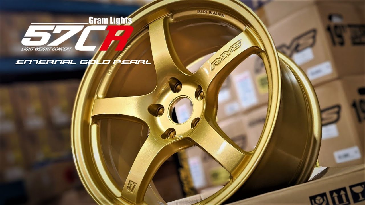 RAYS Gram Lights 57CR OTR GOLD EDITION 18x9.5 +38 5/100 5/114.3 - On The Run Motorsports
