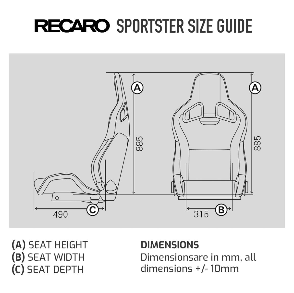 Recaro Sportster CS SAB + Heating