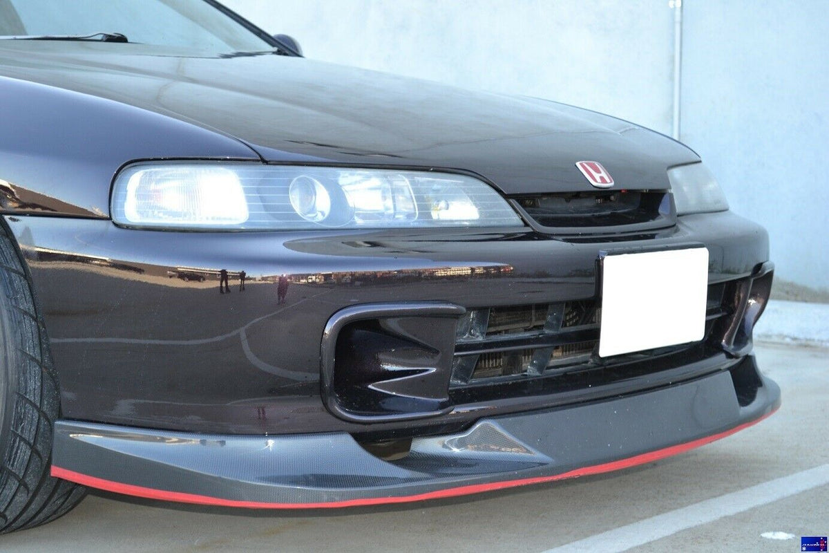 J&#39;s Racing Genuine Honda DC2 Carbon Front lip - JDM Front Bumper Only